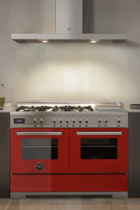 Red Bertazzoni Range Cooker